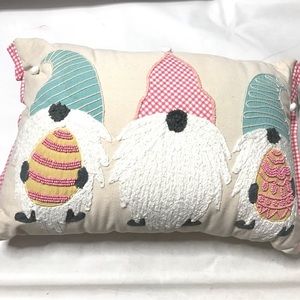 Home Reflections Throw Pillow Cushion Home Decor Multicolored Gnome